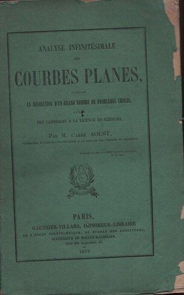 Analyse infinitésimale des courbes planes - copertina