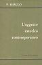 L' Oggetto Estetico Contemporaneo - P. Rasulo - copertina