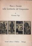 Fisco e società nella Lombardia del Cinquecento - Pietro Vigo - copertina