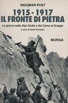 1915-1917: Il Fronte Di Pietra. La Guerra Sulle Alpi Giulie E Dal Carso Al Grappa - Ingomar Pust - copertina