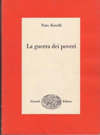 La guerra dei poveri - Nuto Revelli - copertina
