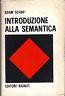 Introduzione alla semantica - Adam Schaff - copertina