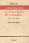Di cosa è fatta la speranza - Marco Cangiotti - copertina