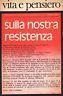 Sulla nostra resistenza - copertina