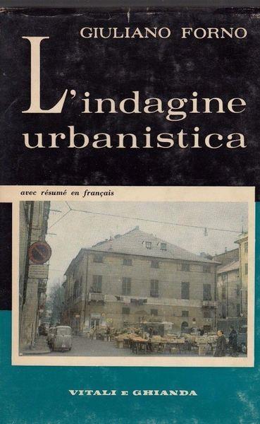 L' Indagine Urbanistica - Giuliano Forno - copertina