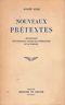 Noveaux prétextes. Réflexions sur quelques points de littérature et de morale - André Gide - copertina