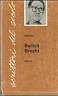 Bertold Brecht - W. Weideli - copertina