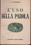 L' uso della parola - G. Battista Angioletti - copertina