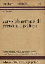Corso elementare di economia politica