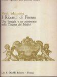 I Riccardi di Firenze. Una famiglia e un patrimonio nella Toscana dei Medici - Paolo Malanima - copertina