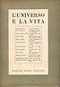 L' universo e la vita - copertina