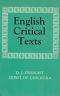 English Critical Texts