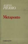 Metaponto - Mariano Pierro - copertina