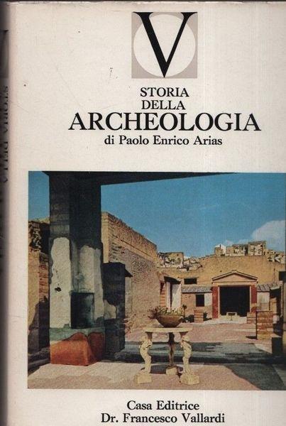 Storia della archeologia - Gino Arias - copertina