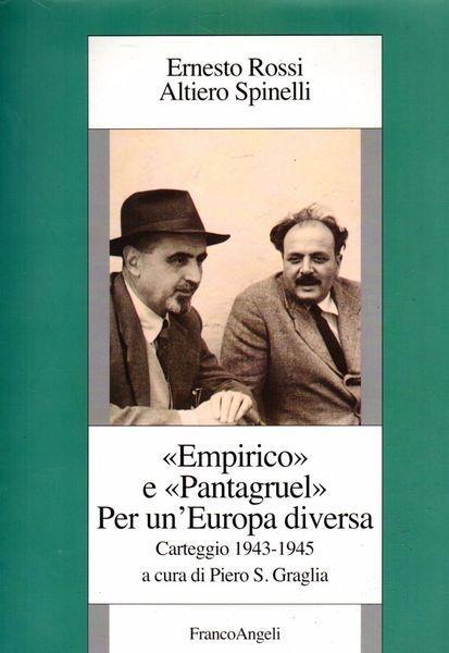 E . Per Un'Europa Diversa Di: E. Rossi, A. Spinelli - copertina