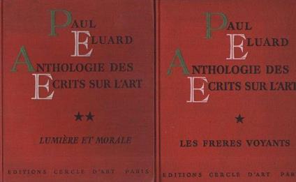 Anthologie des écrits sur l'art - Paul Éluard - copertina