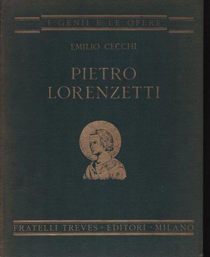 Pietro Lorenzetti - Emilio Cecchi - copertina