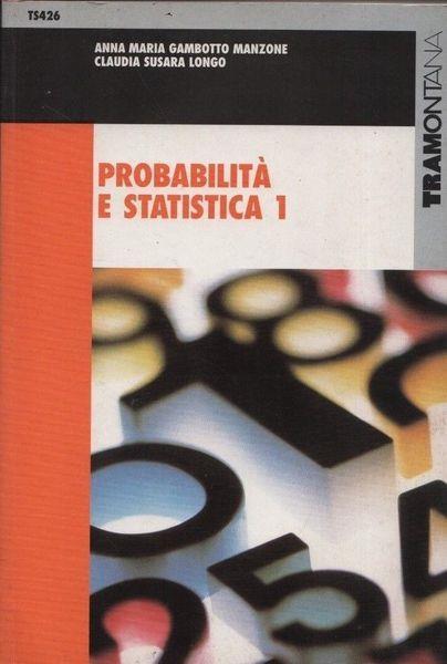 Probabilità e statistica 1. - copertina