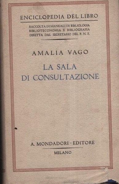 La sala di consultazione - Giorgio Vago - copertina