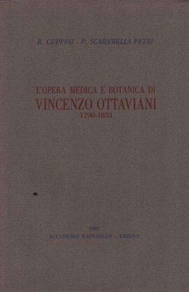 L' opera medica e botanica di Vincenzo Ottaviani 1790-1853 - Giampiero Cuppini - copertina