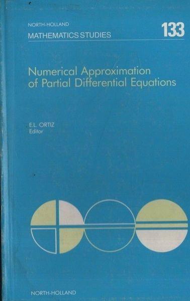 Numerical approximation of partial differential equations - Ramiro Ortiz - copertina