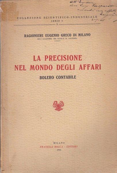 La Precisione Nel Mondo Degli Affari - copertina