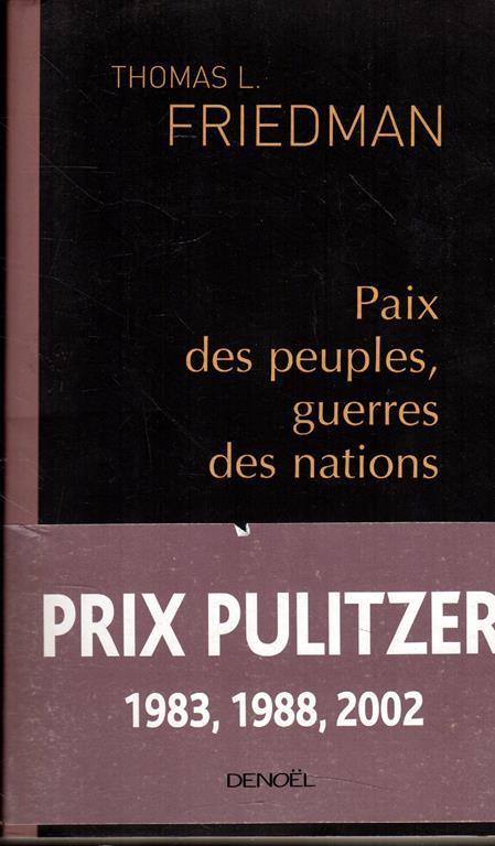 Paix des peuples, guerres des nations - copertina