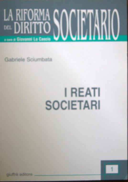 I reati societari - copertina