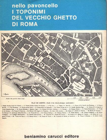 I toponimi del vecchio Ghetto di Roma - copertina