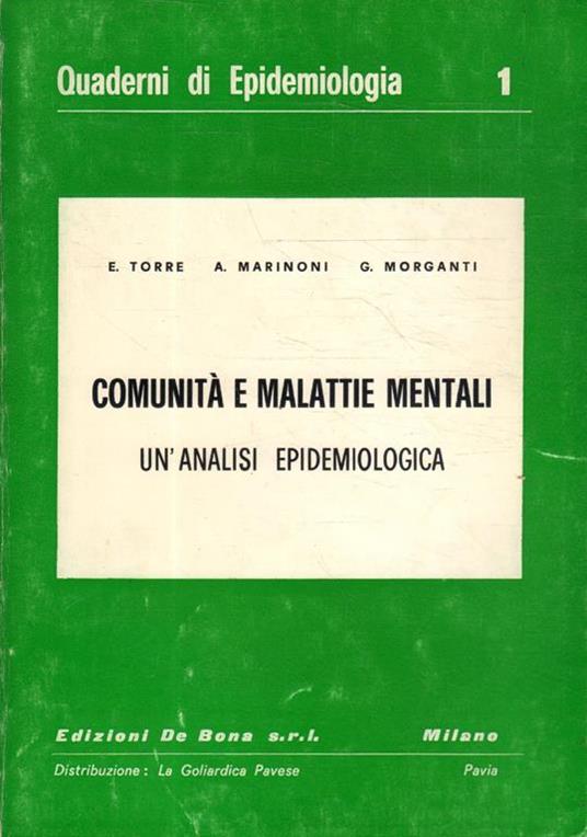 Comunità e malattie mentali - copertina