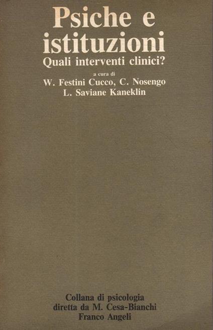Psiche e istruzioni - copertina