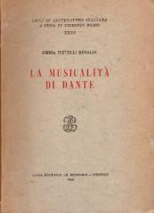 La musicalità di Dante - Paolo Rinaldi - copertina