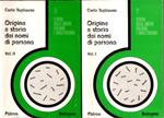 Origine e storia dei nomi di persona. Due tomi