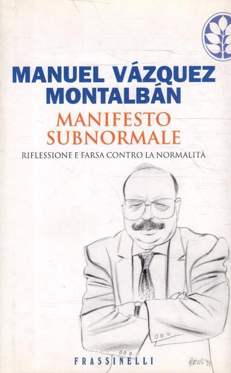 Manifesto subnormale - Manuel Vázquez Montalbán - copertina