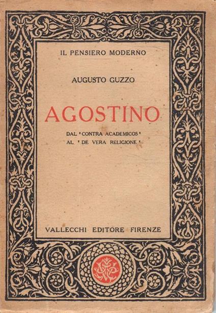 Agostino - Augusto Guzzo - copertina