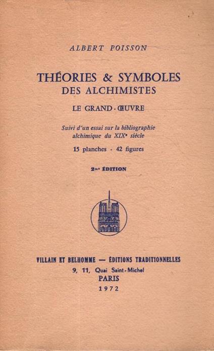 Théories & symboles des alchimistes - Albert Poisson - copertina