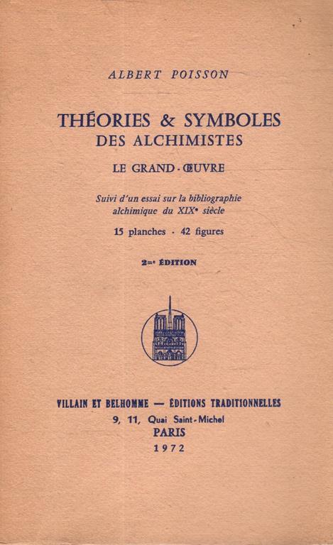 Théories & symboles des alchimistes - Albert Poisson - copertina