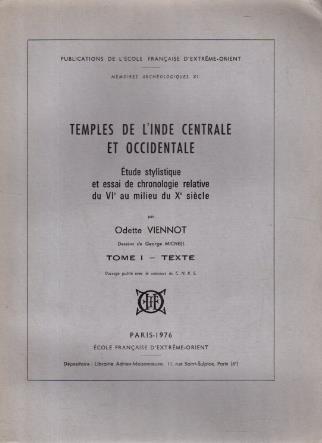 Temples de l'Inde centrale et occidentale - copertina