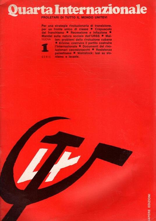 Quarta Internazionale. Nuova serie n° 1 - copertina