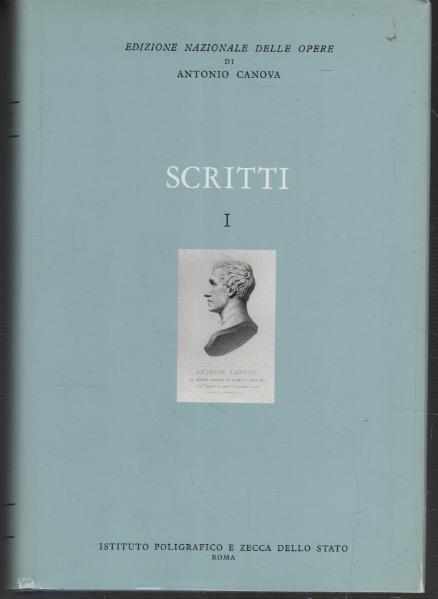 Antonio Canova: gli scritti - Hugh Honour - copertina