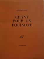 Chant pour un équinoxe