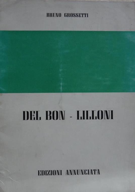 Del Bon - Lilloni - B. Grossetti - copertina