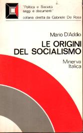 Le origini del socialismo - Mario D'Addio - copertina