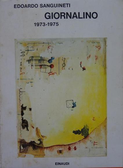 Giornalino 1973-1975 - Edoardo Sanguineti - copertina