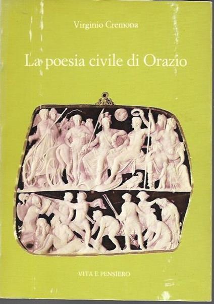 La poesia civile di Orazio - Virginio Cremona - copertina
