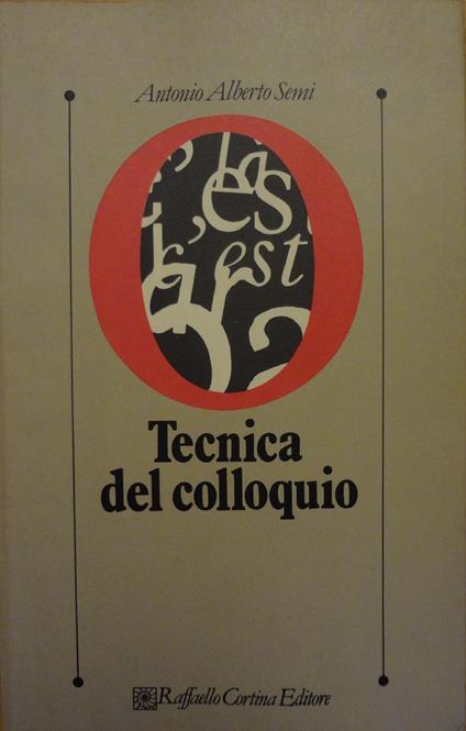 Tecnica del colloquio - copertina