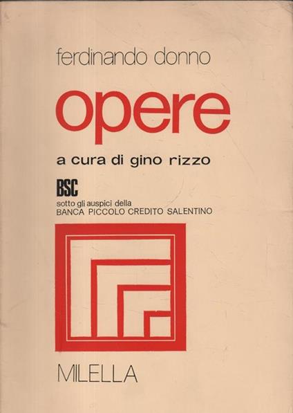 Opere - copertina
