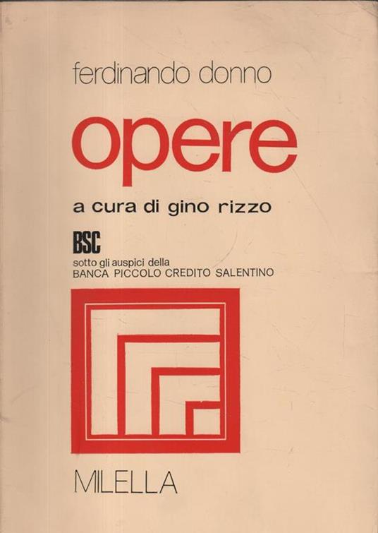 Opere - copertina