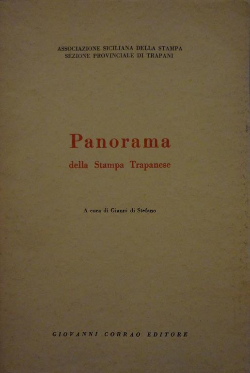 Panorama della Stampa Trapanese - copertina