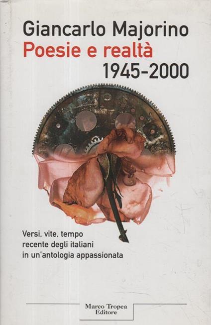 Poesie e realtà 1945-2000 - Giancarlo Majorino - copertina